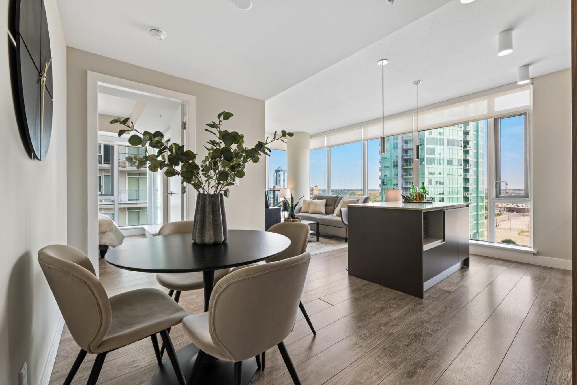 Modern Suite Calgary Downtown 5 Min Walk Stampede Eksteriør bilde