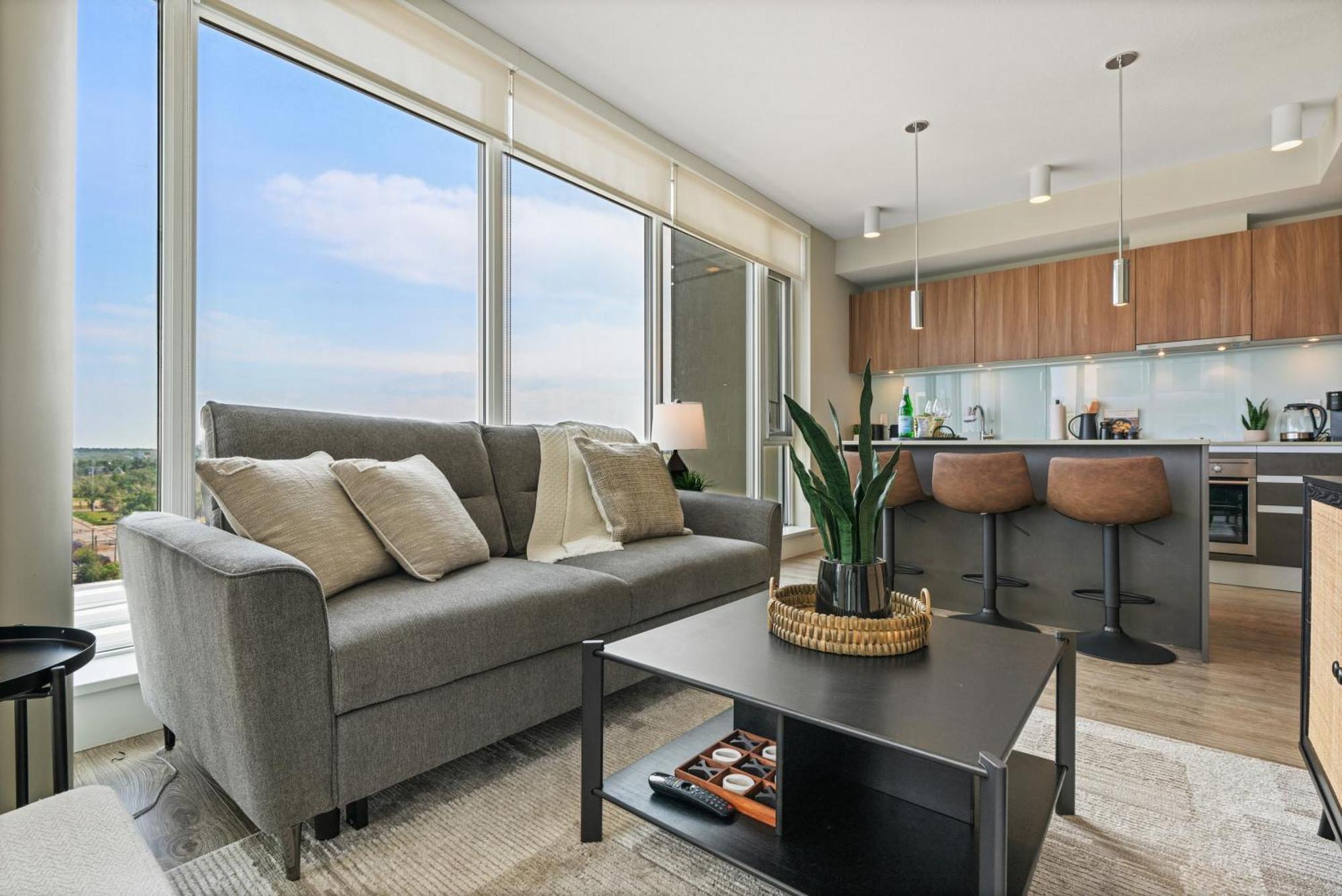 Modern Suite Calgary Downtown 5 Min Walk Stampede Eksteriør bilde