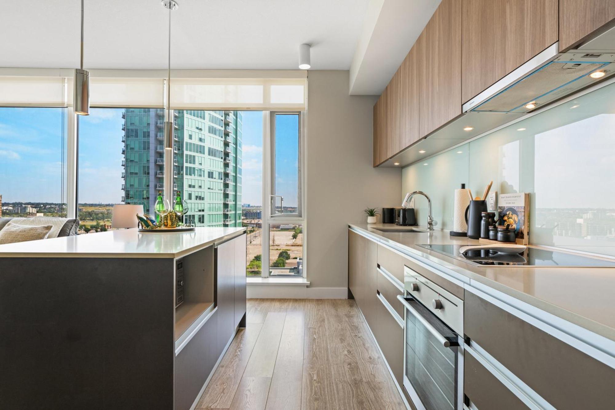 Modern Suite Calgary Downtown 5 Min Walk Stampede Eksteriør bilde